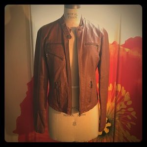 Billabong vegan leather jacket